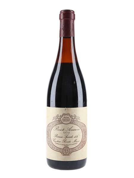 Recioto Amarone Riserva Speciale 1975 Cantine Private Mazzi 75cl