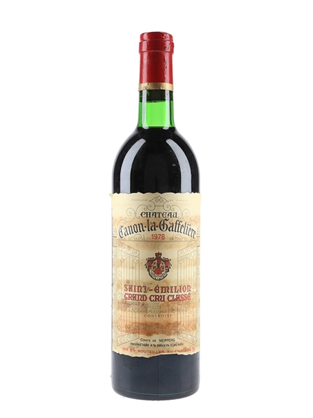 Chateau Canon La Gaffeliere 1978 Saint Emilion Grand Cru Classe 75cl