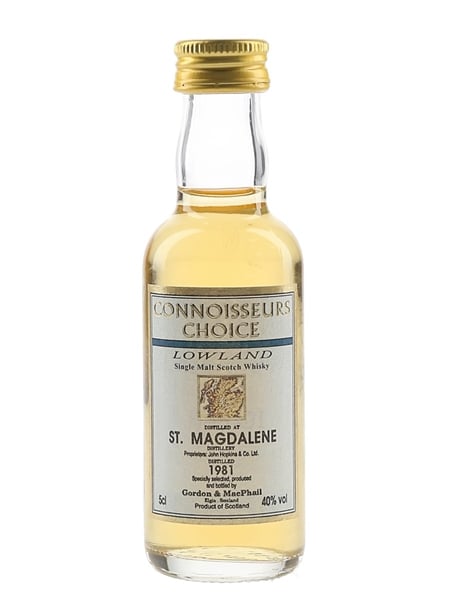 St Magdalene 1981 Connoisseurs Choice Bottled 1990s - Gordon & MacPhail 5cl / 40%