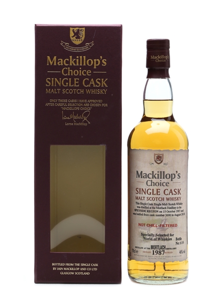 Mortlach 1987 Mackillop's Choice - World Of Whiskies 70cl