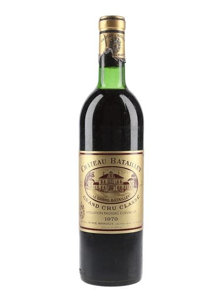 Chateau Batailley 1970 Grand Cru Classe 75cl