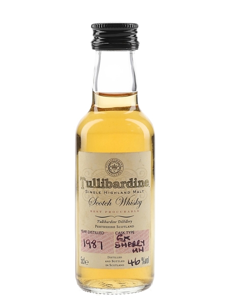 Tullibardine 1987 PX Sherry Hogshead 5cl / 46%