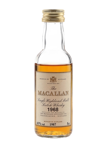 Macallan 1968 Bottled 1987 5cl / 43%