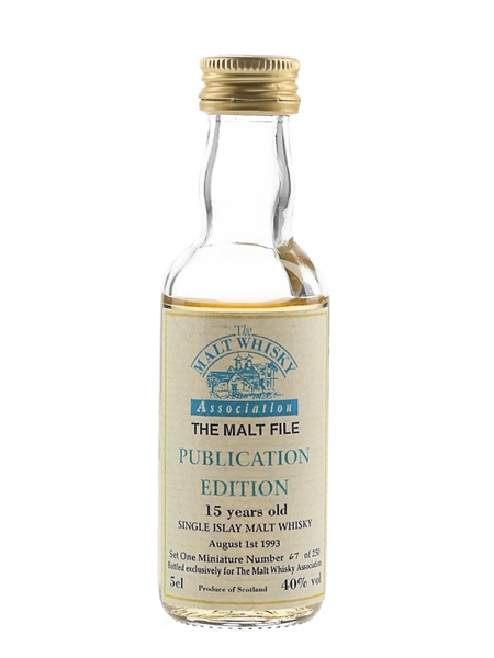 The Malt File Islay 15 Year Old The Malt Whisky Association 5cl / 40%