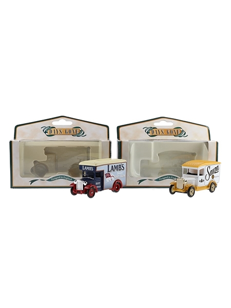 Lambs Navy Rum Dennis Parcels Van & Sauza Light Van Lledo Collectibles - The Bygone Days Of Road Transport 2 x 8cm x 4.5cm x 3cm