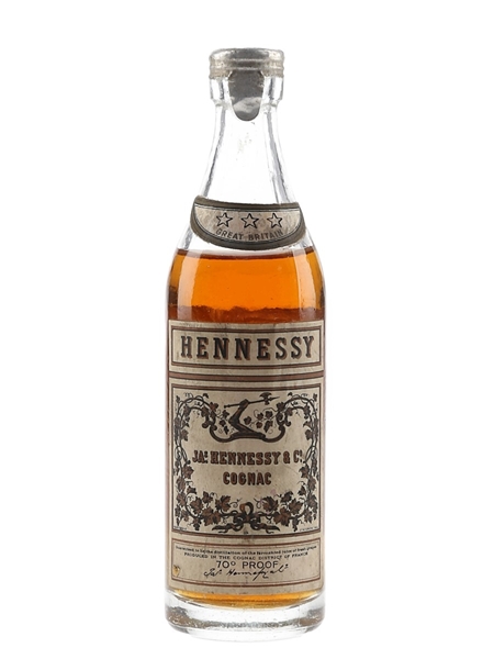 Hennessy 3 Star Bottled 1940s-1950s 7cl