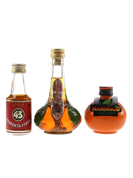 Cuarenta Y Tres, Mandingo & Naranja Licor  3 x 3cl-5.5cl