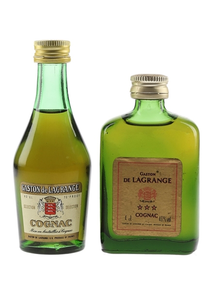 Gaston De Lagrange Bottled 1970s-1980s 2 x 4cl / 40%