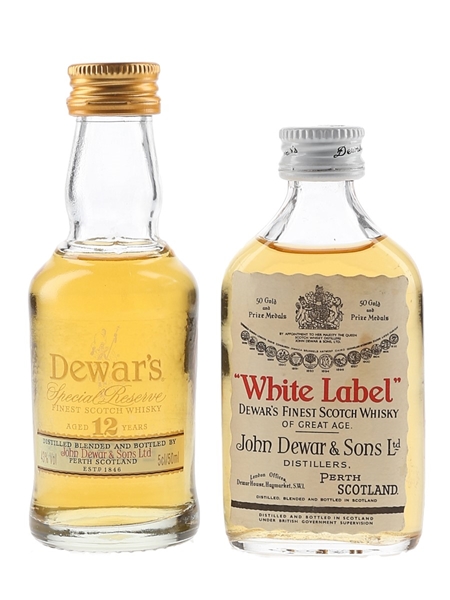 Dewar’s （White Label & 12年）12年箱付き Dewar's White Label & Dewar's 12 Year Old - Lot 128717 - Buy