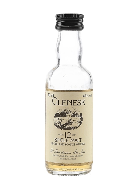 Glenesk 12 Year Old Bottled 1980s 5cl / 40%