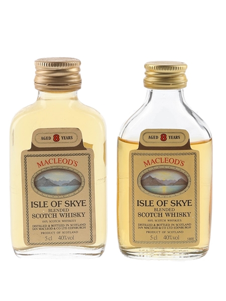 Macleod's Isle Of Skye 8 Year Old Bottled 1990s 2 x 5cl / 40%