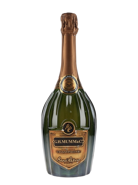 G H Mumm 1982 Rene Lalou  75cl / 12.5%