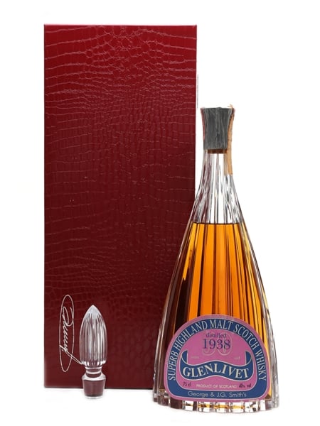 Glenlivet 1938 Sestante 50 Year Old - Atlantis Crystal Decanter 75cl / 40%