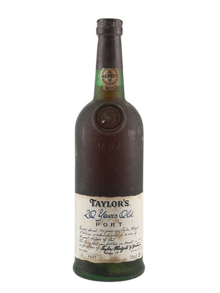 Taylor's 20 Year Old Tawny Port Bottled 1988 70cl / 20%