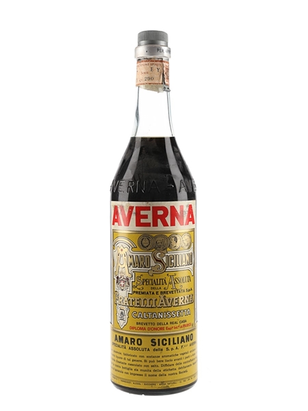 Fratelli Averna Amaro Siciliano Bottled  1970s-1980s 100cl / 34%