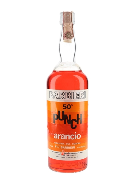 Barbieri Punch Arancio Bottled 1970s 100cl / 50%