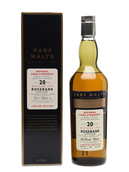 Rosebank 1979 20 Year Old Bottled 1999 - Rare Malts Selection 70cl / 60.3%