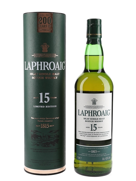 Laphroaig 15 Year Old 200th Anniversary 70cl / 43%