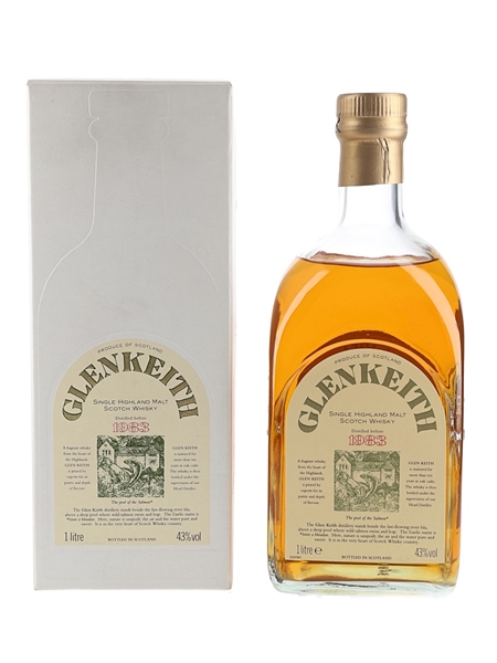 Glen Keith 10 Year Old Distilled Before 1983 Bottled 1990s 100cl / 43%