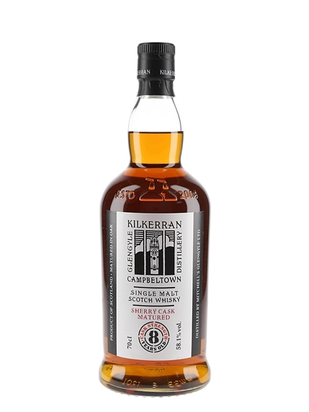 Kilkerran 8 Year Old Cask Strength Sherry Cask Bottled 2022 70cl / 58.1%