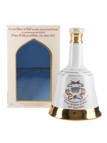 Bell's Ceramic Decanter Prince William Of Wales 1982 50cl / 40%