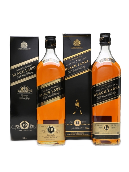 Johnnie Walker Black Label 12年 2リットル Johnnie Walker Black with Highball Glasses | The Bar