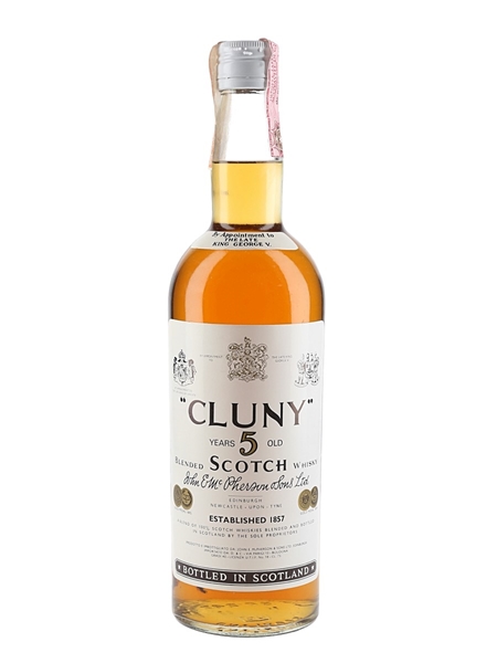 Cluny 5 Year Old Bottled 1970s - D & C 75cl / 40%