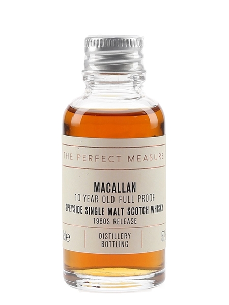 Macallan 10 Year Old - 1980s Release The Whisky Exchange - The Perfect Measure 3cl / 57%