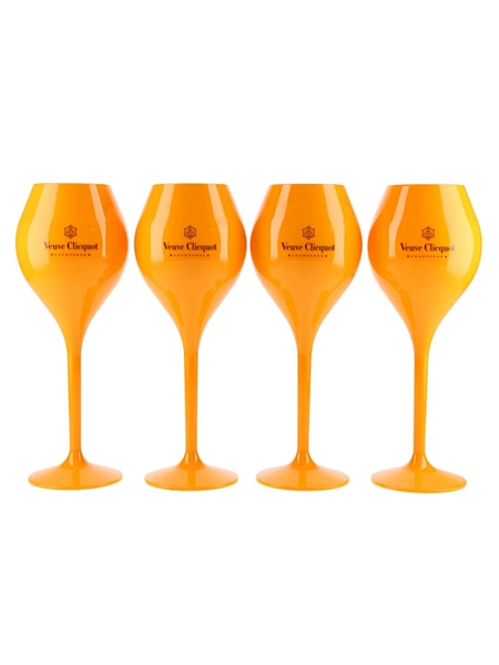 Veuve Clicquot Glasses  4 x 21cm