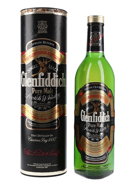 Glenfiddich Special Old Reserve Pure Malt Bottled 1990s 70cl / 40%