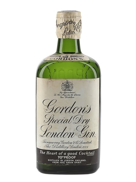 Gordon's Special Dry London Gin Bottled 1950s - Spring Cap 37.5cl / 40%