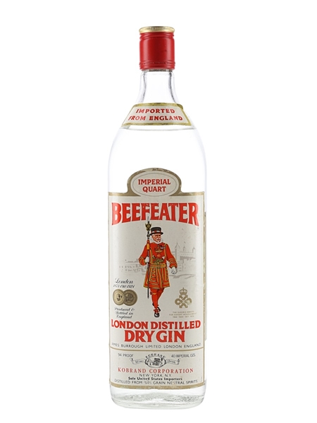 Beefeater Dry Gin Bottled 1970s 113.5cl / 47%