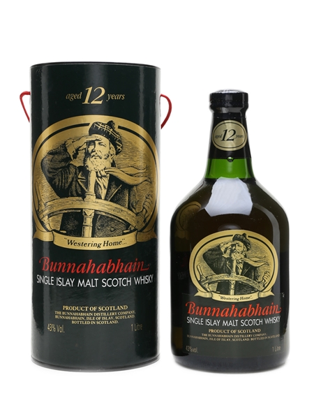 Bunnahabhain 12 Year Old Bottled 1980s 100cl / 43%