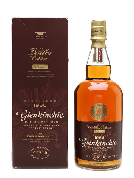 Glenkinchie 1986 Distillers Edition  100cl / 43%