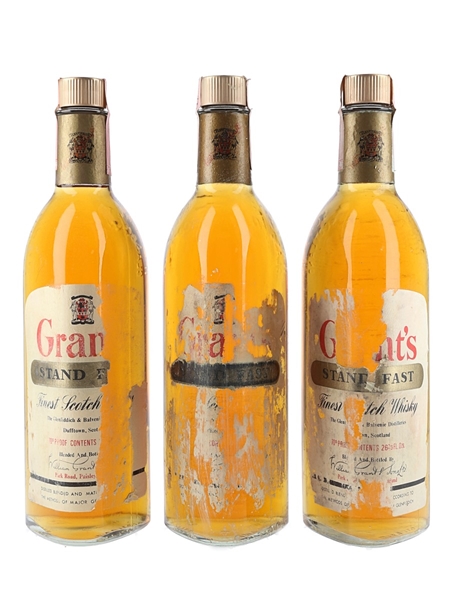 Grant's Standfast Bottled 1970s 3 x 75.7cl / 40%