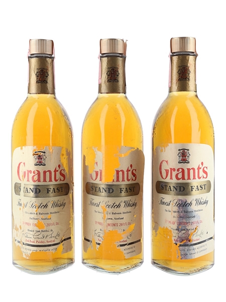 Grant's Standfast Bottled 1970s 3 x 75.7cl / 40%