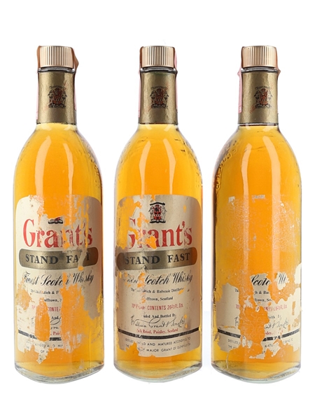 Grant's Standfast Bottled 1970s 3 x 75.7cl / 40%