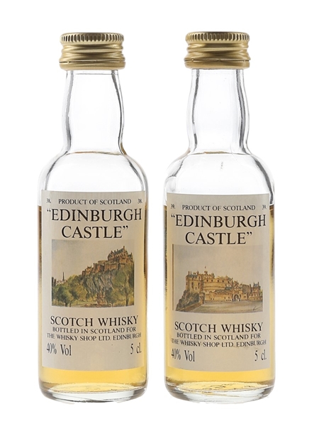 Edinburgh Castle Bottled 1980s - The Whisky Shop 2 x 5cl / 40%