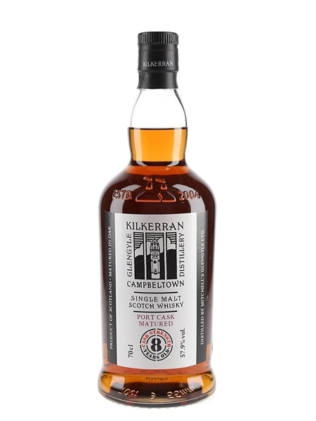 Kilkerran 8 Year Old Cask Strength Port Cask Bottled 2022 70cl / 57.9%