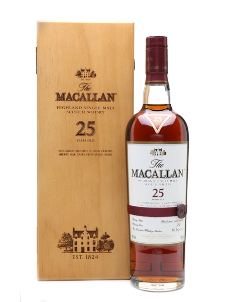 Macallan 25 Year Old Sherry Oak 70cl / 43%