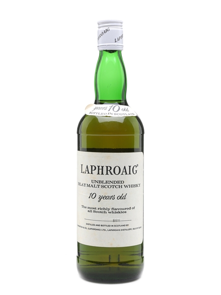 Laphroaig 10 Year Old Bottled 1980s 75cl / 40%