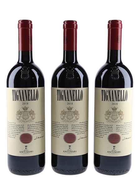 Antinori Tignanello 2018  3 x 75cl / 14.5%