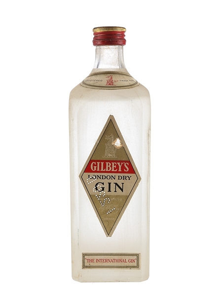 Gilbey's London Dry Gin Bottled 1950s - Cinzano 75cl / 46.2%