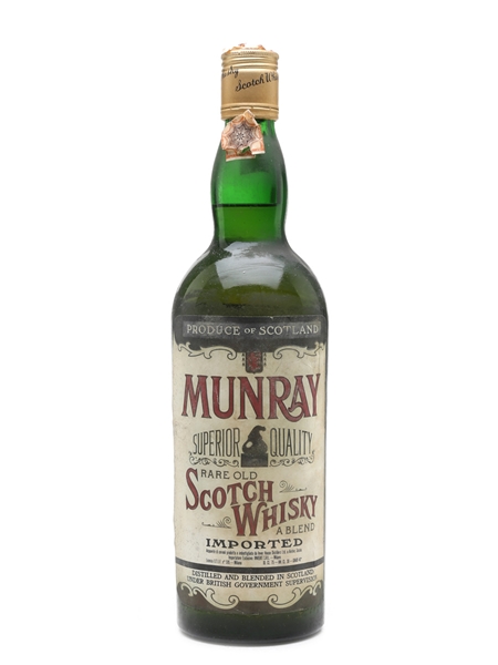 Munray Rare Old Scotch Whisky Bottled 1970s - Inverit 75cl / 40%