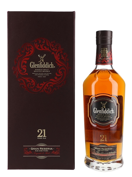 Glenfiddich 21 Year Old Gran Reserva Rum Cask Finish 70cl / 43%