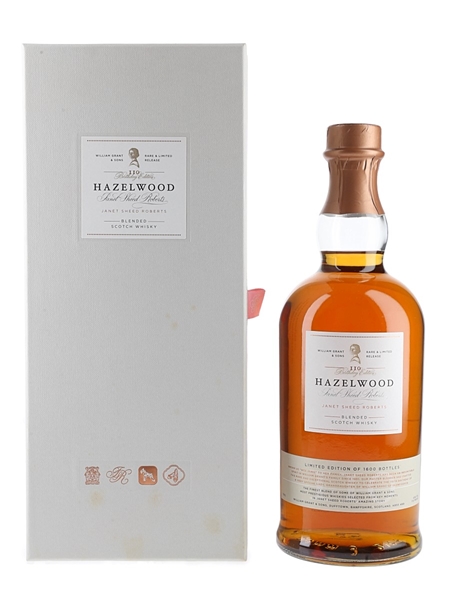 Hazelwood Janet Sheed Roberts 110th Birthday Edition 70cl / 55%