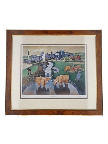 The Glenlivet Whisky Distillery Print Alfred Daniels - Limited Edition Print 1996 42.3cm x 47.3cm