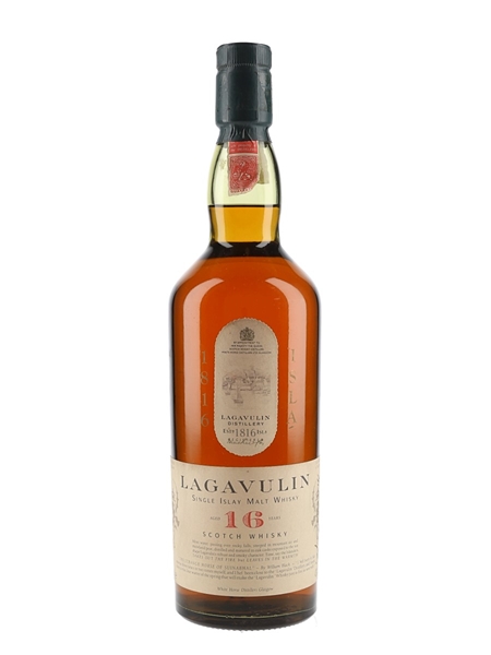 Lagavulin 16 Year Old Bottled 1980s - White Horse Distillers 75cl / 43%