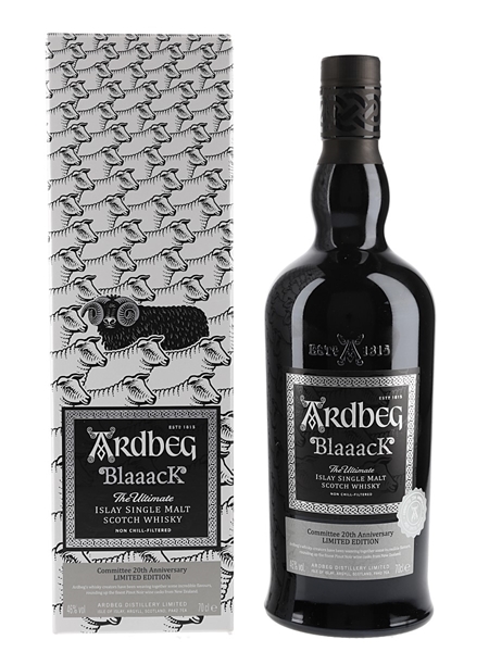 Ardbeg Blaaack Committee 20th Anniversary 2020 70cl / 46%