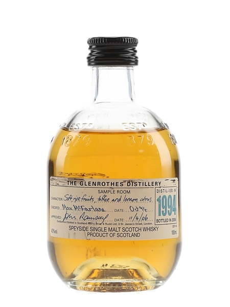 Glenrothes 1994 Bottled 2006 10cl / 43%